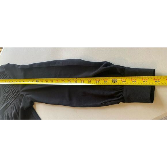 Vince Camuto Womens Medium Black Long Sleeve Lightweight Office Career Blouse - Picture 8 of 9